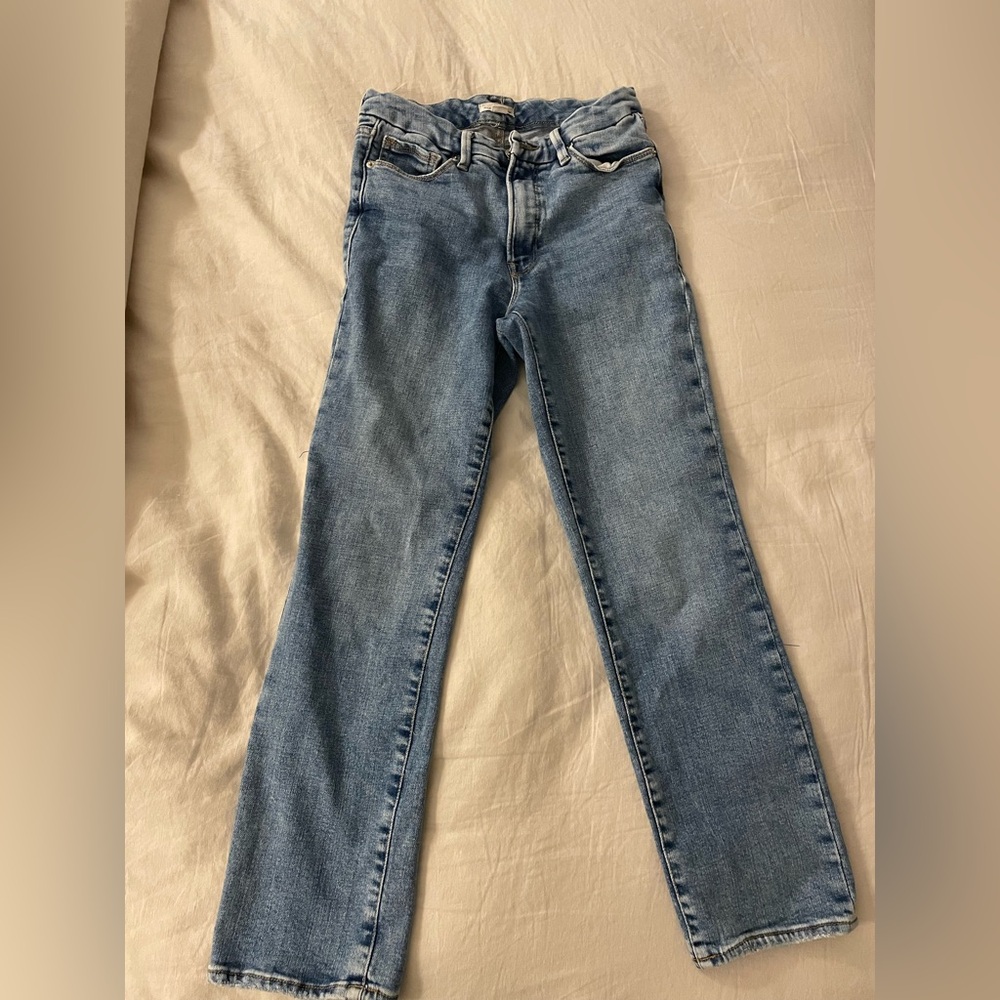 Good American - Good Legs Straight Jeans - Picture 2 of 9